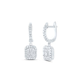 5/8CTW-DIA ANA M CUSHION FASHION DANGLING EARRING